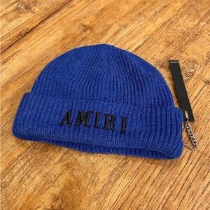 AMIRI Royal Blue Knit Hat